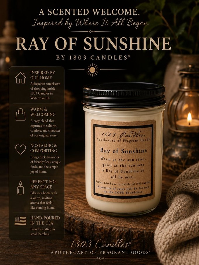 Ray of Sunshine - 14oz. Jar Candle