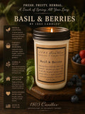 Basil & Berries - 14oz. Jar Candle