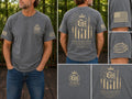 Charcoal The Glass Hut USA Tee Shirt