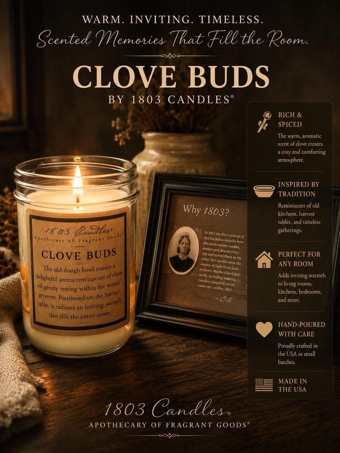 Clove Buds 14oz. Jar Candle