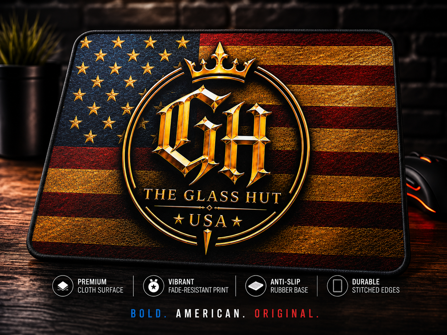 12x16 Giant Mouse Pad Flag