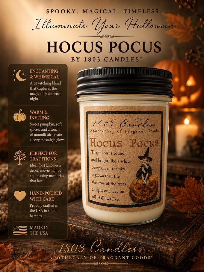 Hocus Pocus 14oz. Jar Candle