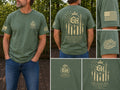 Olive The Glass Hut USA Tee Shirt