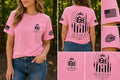 Pink The Glass Hut USA Tee Shirt