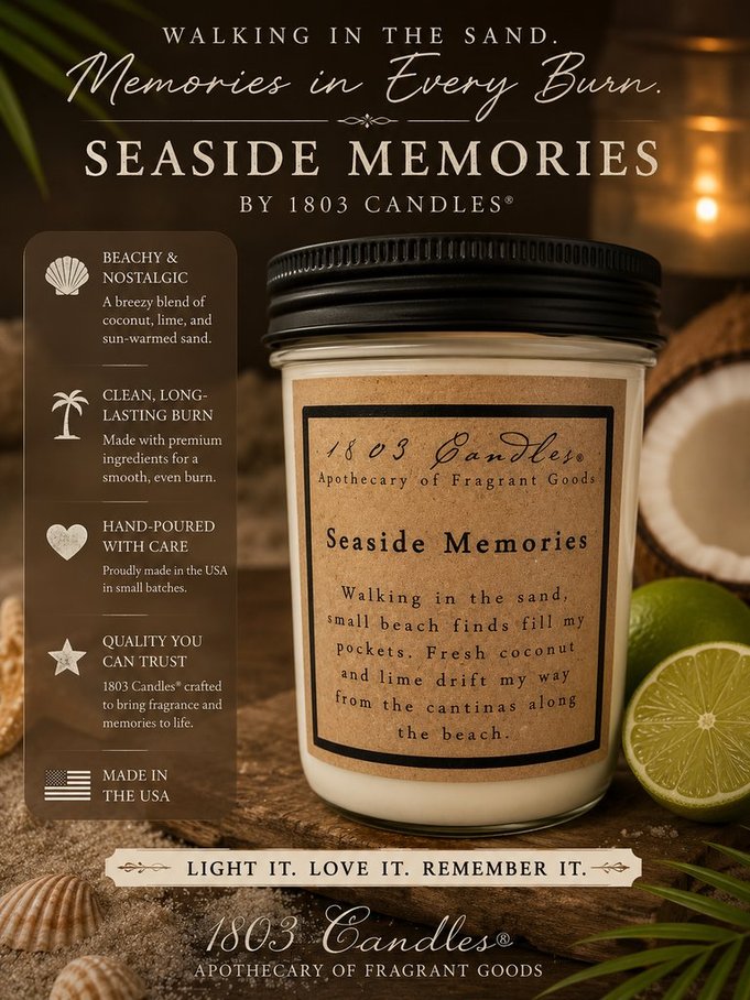 Seaside Memories - 14oz. Jar Candle